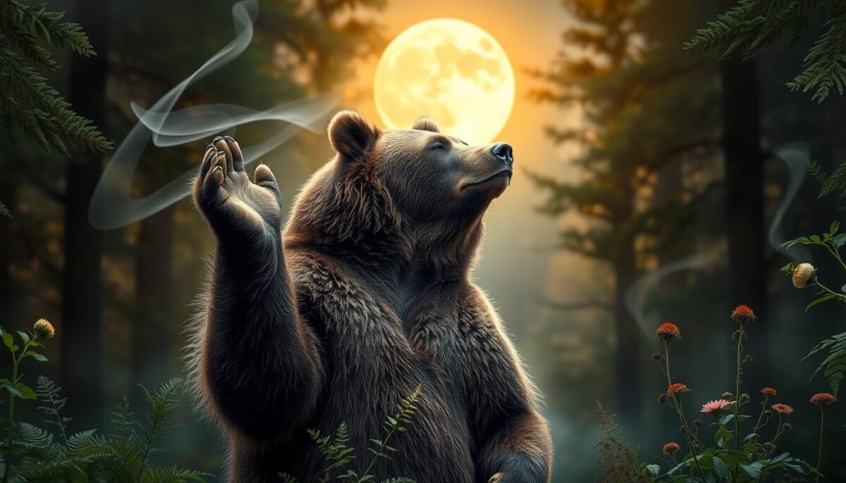 mensagens espirituais do urso