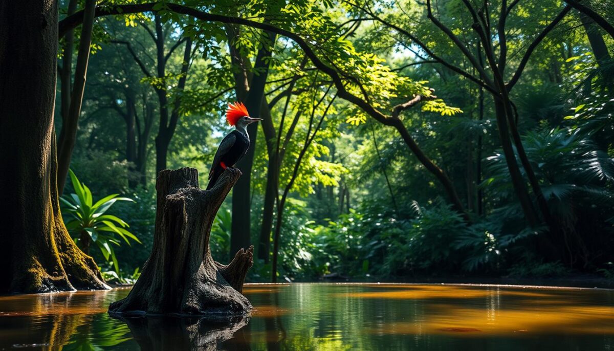 pica pau e intuição