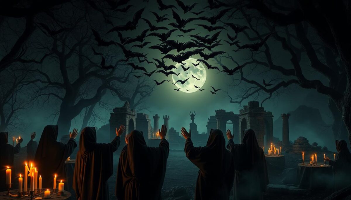 práticas espirituais envolvendo morcegos