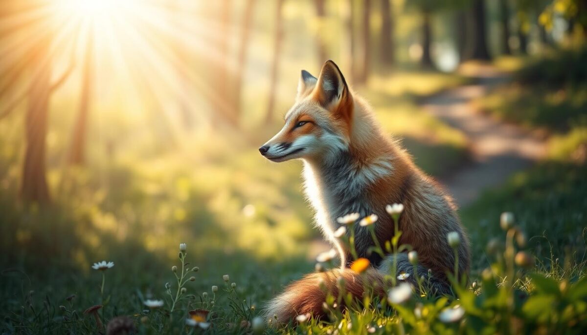 raposa em relacionamentos e lições espirituais