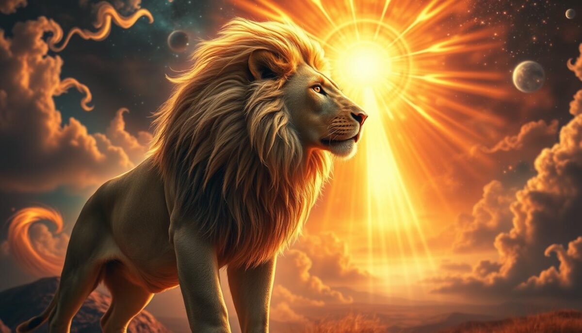 representações espirituais do leão