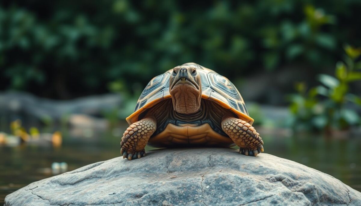 tartaruga na meditação