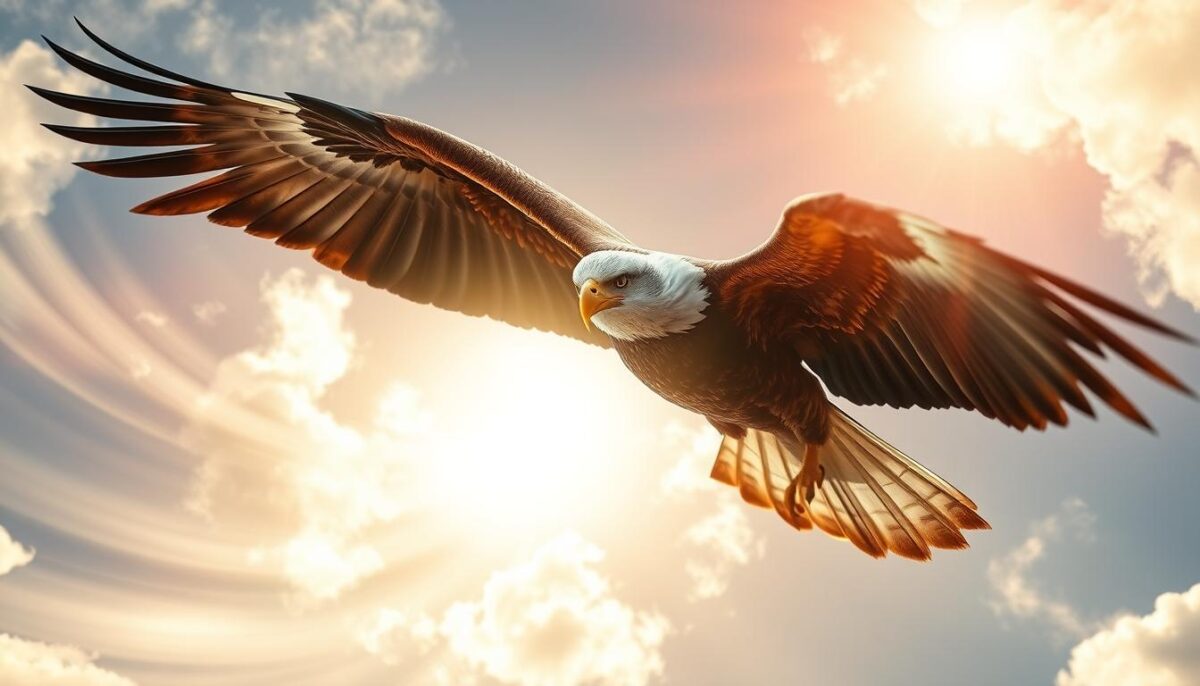 visão superior papel da águia na espiritualidade