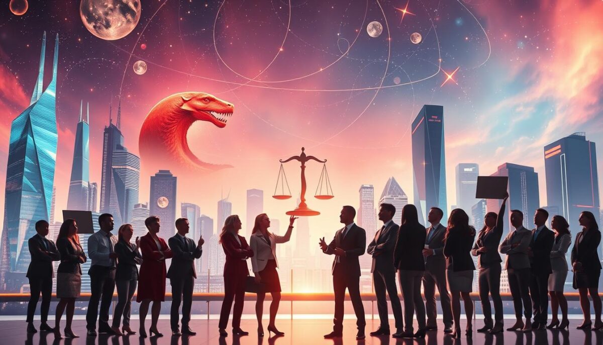 Marte em Aquário e justiça social