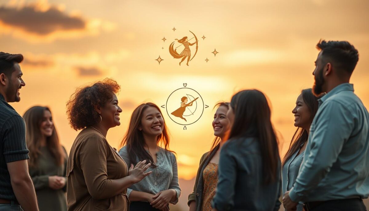 aspectos emocionais e relacionamentos para o Signo de Sagitário