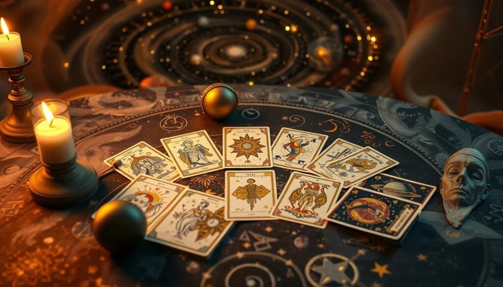 Tarô Astrológico - Tiragem de cartas de Tarô Astrológico