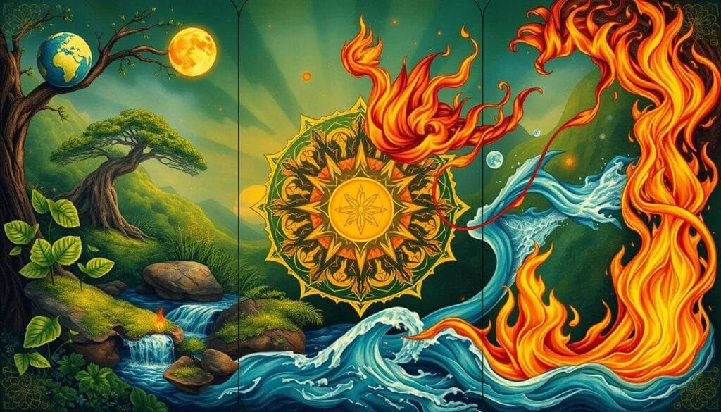 Tarô de Gaia - Elementos naturais no Tarô de Gaia